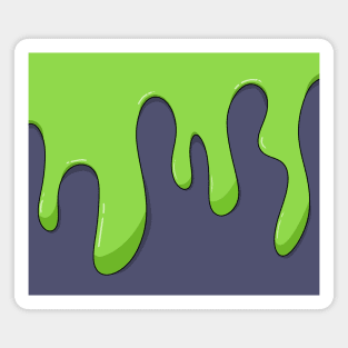 Purple and Green Slime Magnet